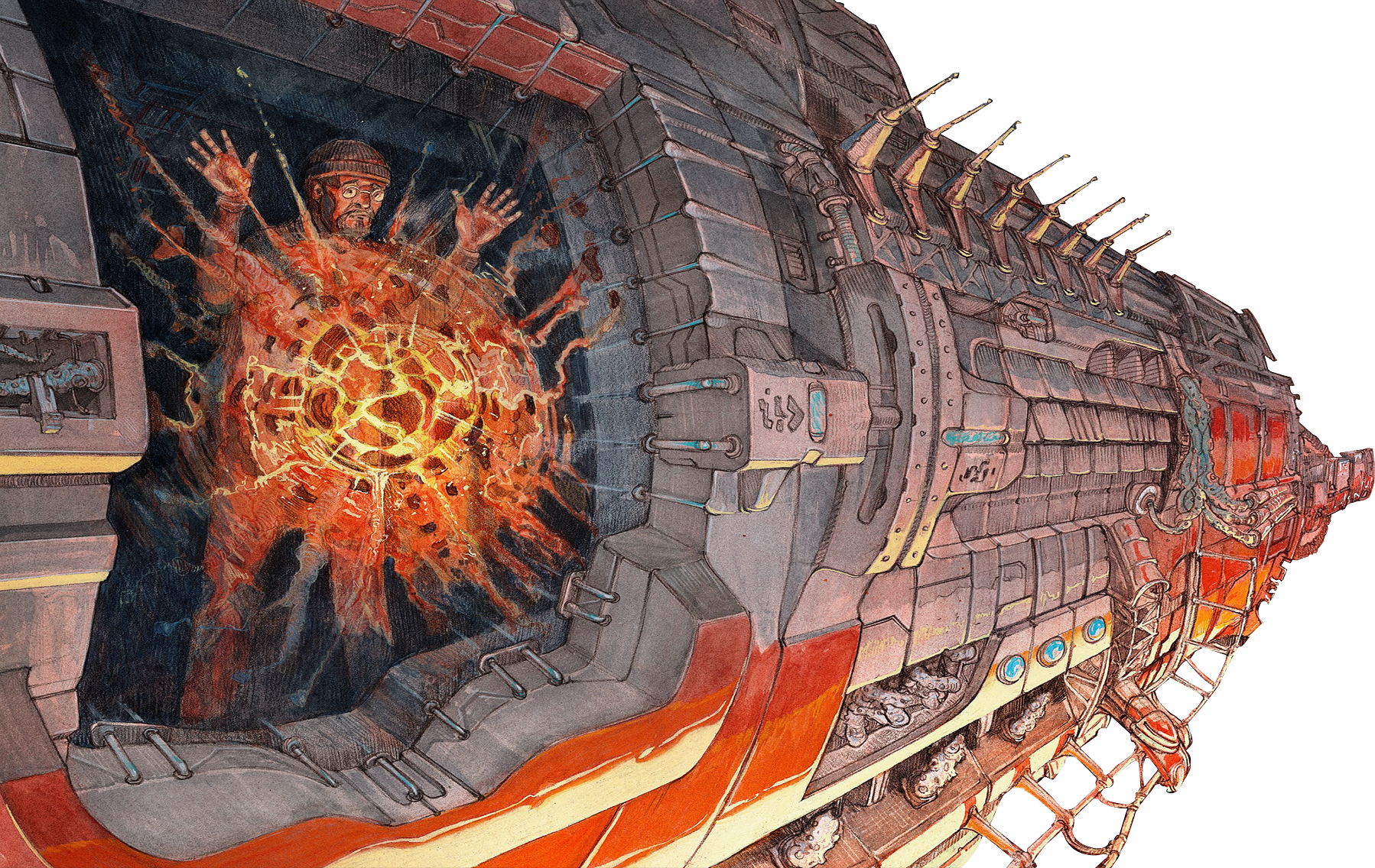 The story begins from explosion